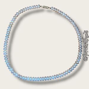 14-Inch Vintage Pearl Necklace with Barrel Clasp